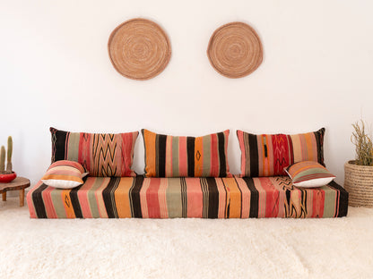 210cm/7ft Handmade Amazigh Azir Sofa ⵜⴰⴼⵍⴻⵙⵜ