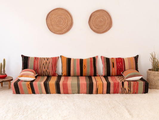 210cm/7ft Handmade Amazigh Azir Sofa ⵜⴰⴼⵍⴻⵙⵜ