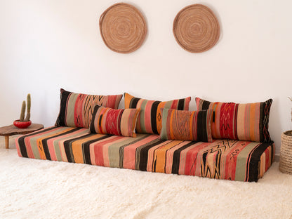 210cm/7ft Handmade Amazigh Azir Sofa ⵜⴰⴼⵍⴻⵙⵜ
