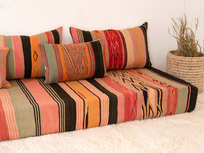 210cm/7ft Handmade Amazigh Azir Sofa ⵜⴰⴼⵍⴻⵙⵜ