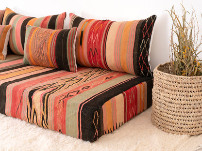 210cm/7ft Handmade Amazigh Azir Sofa ⵜⴰⴼⵍⴻⵙⵜ