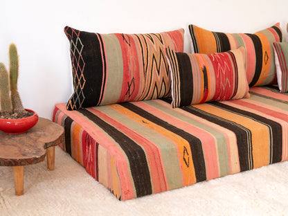210cm/7ft Handmade Amazigh Azir Sofa ⵜⴰⴼⵍⴻⵙⵜ