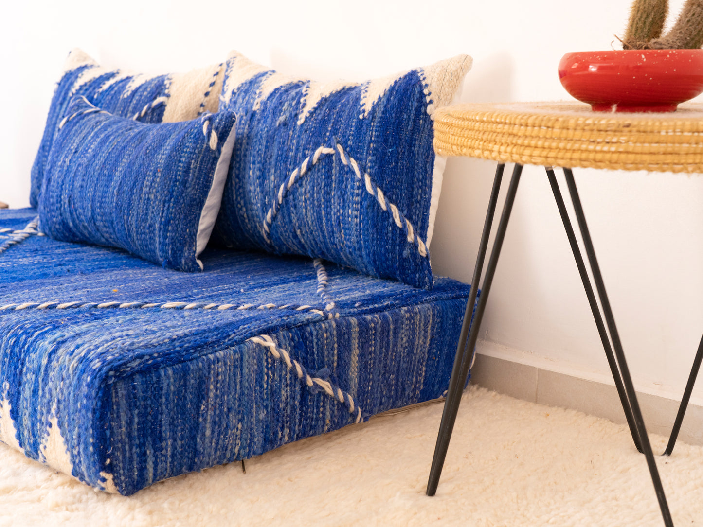 120cm/4ft Handmade Amazigh Titrit Sofa ⵜⴰⴼⵍⴻⵙⵜ