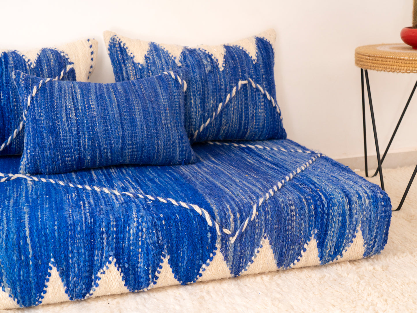 120cm/4ft Handmade Amazigh Titrit Sofa ⵜⴰⴼⵍⴻⵙⵜ
