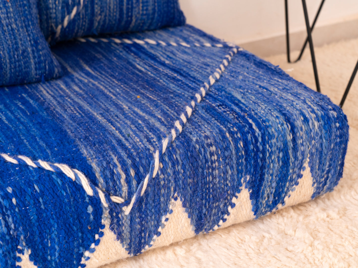 120cm/4ft Handmade Amazigh Titrit Sofa ⵜⴰⴼⵍⴻⵙⵜ