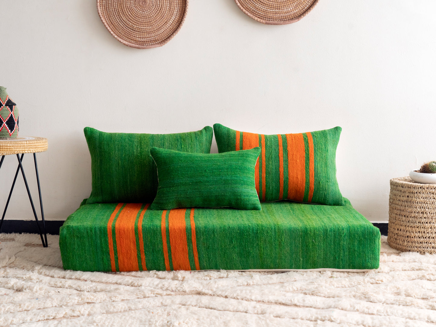 4ft Handmade Amazigh Sofa Marrakech ⵜⴰⴼⵍⴻⵙⵜ. FREE SHIPPING