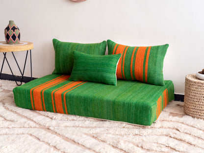 4ft Handmade Amazigh Sofa Marrakech ⵜⴰⴼⵍⴻⵙⵜ. FREE SHIPPING