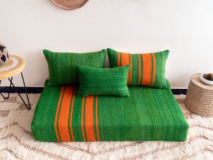 4ft Handmade Amazigh Sofa Marrakech ⵜⴰⴼⵍⴻⵙⵜ. FREE SHIPPING
