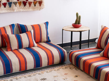 2x4ft Handmade Amazigh Sofa ⵉⵣⵉⴼⴼⴰⴽ. FREE SHIPPING