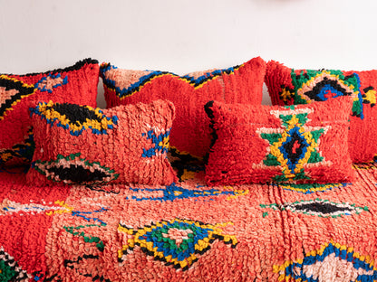 6ft Handmade Amazigh Vintage Sofa Ilias ⴰⵓⵔⵉⵏⵊ. FREE SHIPPING