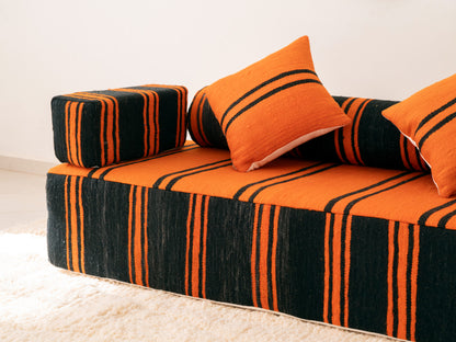 180cm/6ft Handmade Amazigh Akchour Sofa ⵜⴰⴼⵍⴻⵙⵜ
