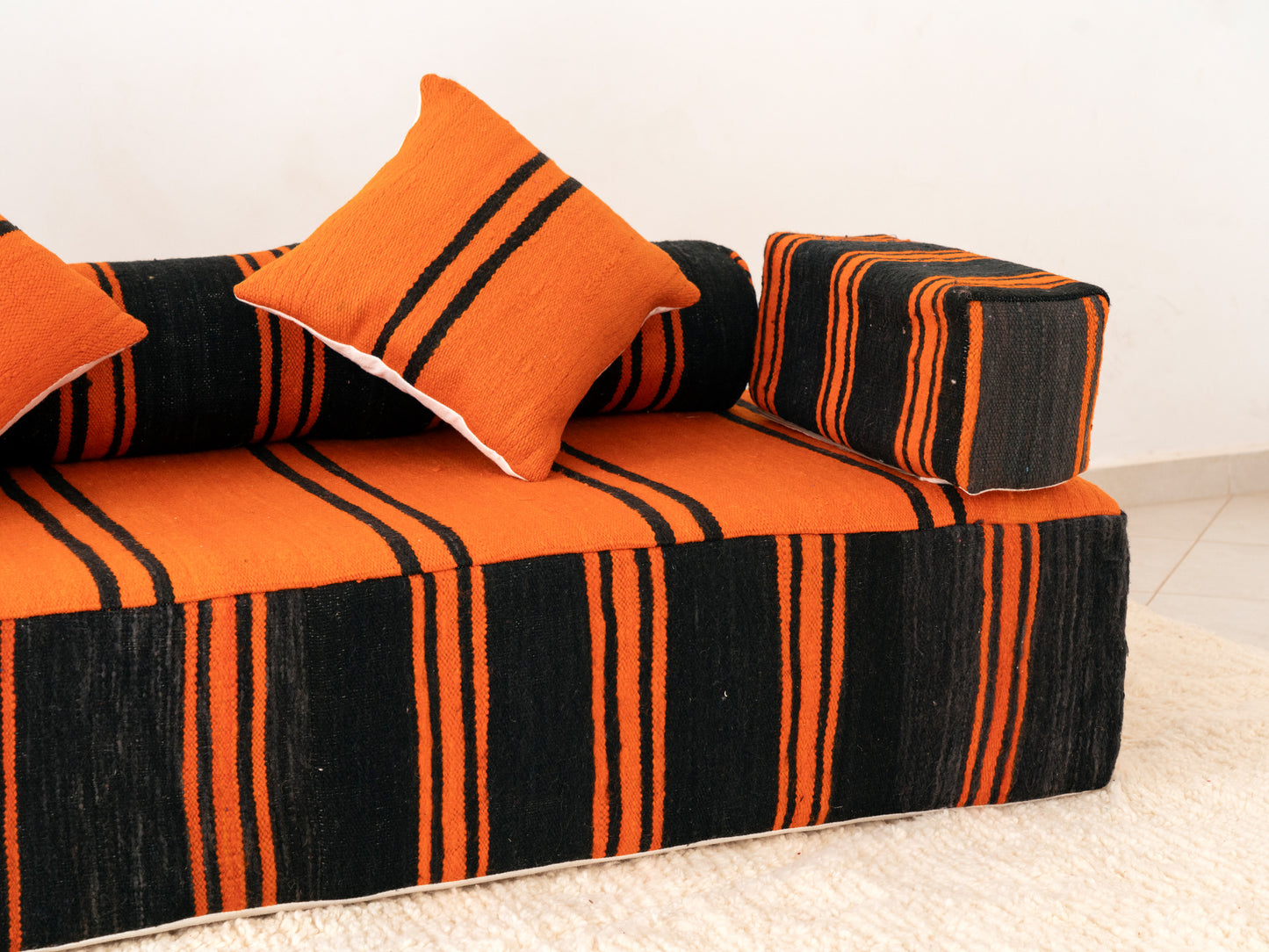 180cm/6ft Handmade Amazigh Akchour Sofa ⵜⴰⴼⵍⴻⵙⵜ