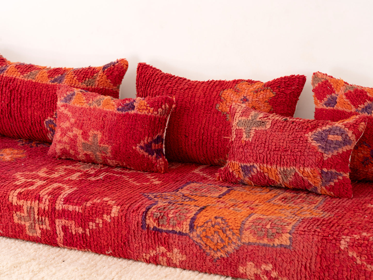 210cm/7ft Handmade Amazigh Agadir Sofa ⵜⴰⴼⵍⴻⵙⵜ