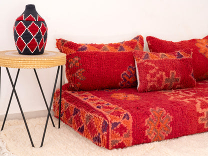 210cm/7ft Handmade Amazigh Agadir Sofa ⵜⴰⴼⵍⴻⵙⵜ