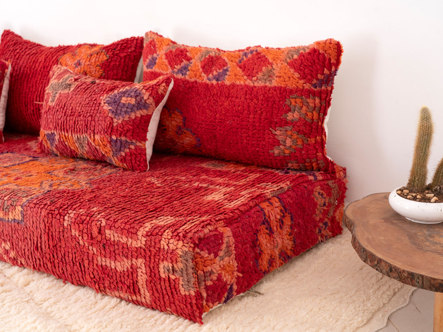 210cm/7ft Handmade Amazigh Agadir Sofa ⵜⴰⴼⵍⴻⵙⵜ