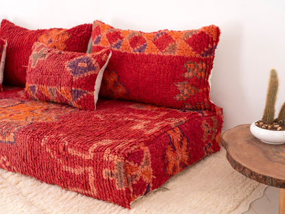 210cm/7ft Handmade Amazigh Agadir Sofa ⵜⴰⴼⵍⴻⵙⵜ