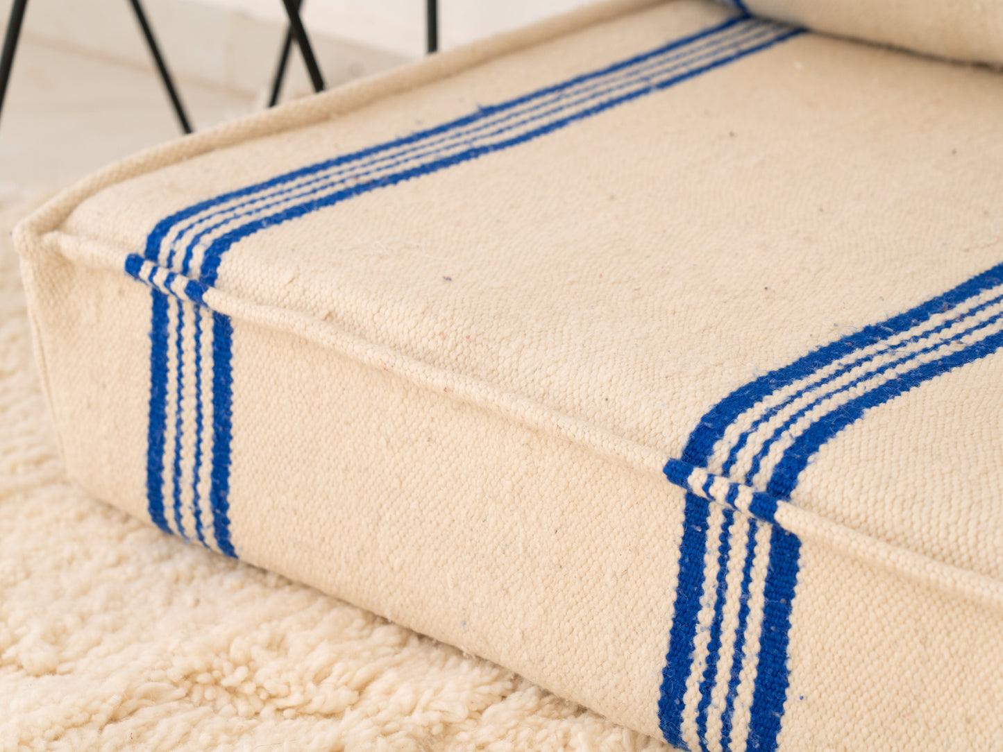 210cm/7ft Handmade Amazigh Taza Sofa ⵜⴰⴼⵍⴻⵙⵜ