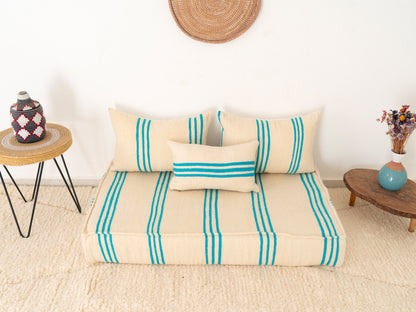 120cm/4ft Handmade Amazigh Hanou Sofa ⵜⴰⴼⵍⴻⵙⵜ