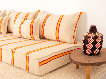 210cm/7ft Handmade Amazigh Tetouane Sofa ⵜⴰⴼⵍⴻⵙⵜ