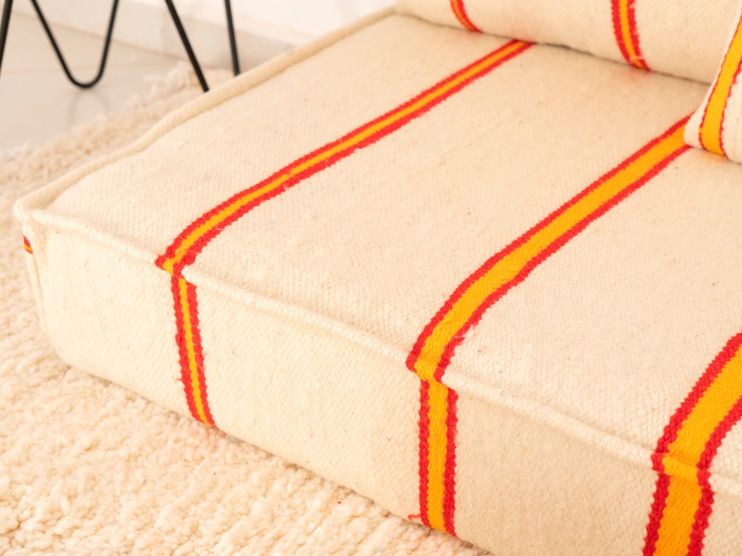 210cm/7ft Handmade Amazigh Tetouane Sofa ⵜⴰⴼⵍⴻⵙⵜ