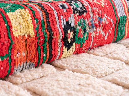 6ft Handmade Amazigh Vintage Sofa Lenda ⵜⵓⴷⴻⵔⵜ. FREE SHIPPING