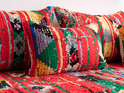 6ft Handmade Amazigh Vintage Sofa Lenda ⵜⵓⴷⴻⵔⵜ. FREE SHIPPING