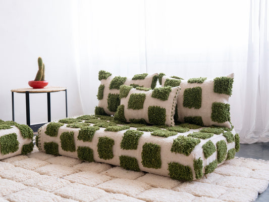4ft Handmade Amazigh Beni Sofa ⵎⵓⵏⵉⴷ. FREE SHIPPING