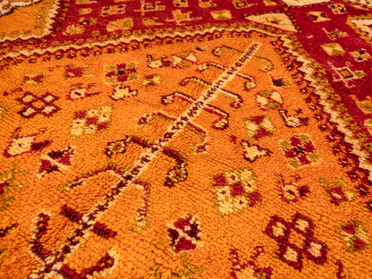 5x9 ft Large Handmade Amazigh Vintage Rug Boujaad ⴰⴼⵓⵍⴽⵉ. FREE SHIPPING