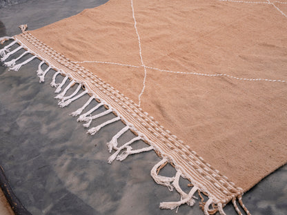 7x10 ft Large Handmade Amazigh Kilim Rug Yuba ⵉⵍⵍⵉ. FREE SHIPPING