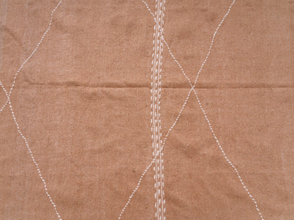 7x10 ft Large Handmade Amazigh Kilim Rug Yuba ⵉⵍⵍⵉ. FREE SHIPPING