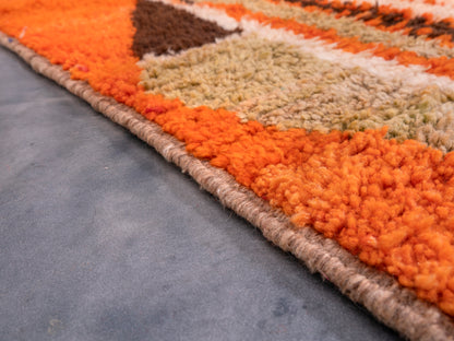 Handmade Amazigh Vintage runner Ourika-. FREE SHIPPING
