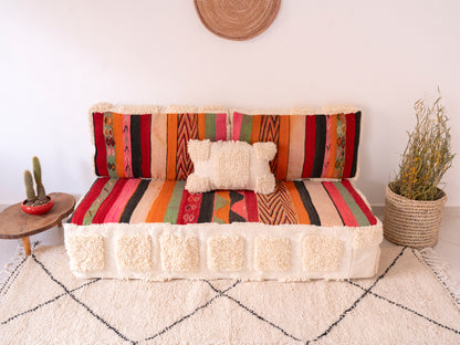 5ft Handmade Amazigh Sofa Hachouma ⵜⴰⴼⵍⴻⵙⵜ. FREE SHIPPING