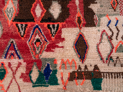 5x8 ft Handmade Amazigh Rug Boujaad. FREE SHIPPING