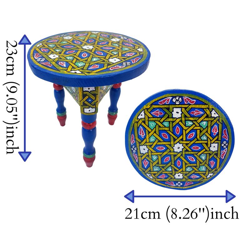 Handcrafted Moroccan tables set of 4. FREE SHIPPING