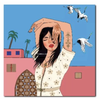 Imazighen Canvas Dar Chi X Nadya_EZ. FREE SHIPPING