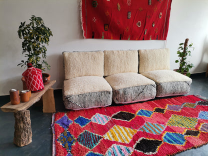 Handmade Amazigh Sofa Kahina. FREE SHIPPING