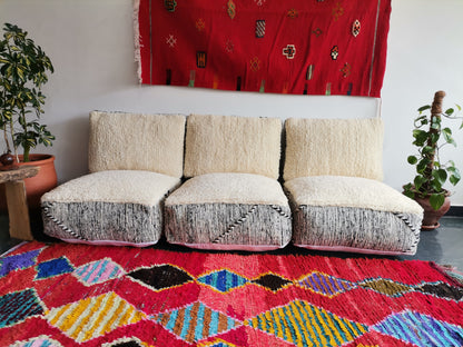 Handmade Amazigh Sofa Kahina. FREE SHIPPING