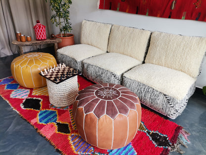 Handmade Amazigh Sofa Kahina. FREE SHIPPING