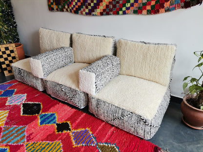 Handmade Amazigh Sofa Kahina. FREE SHIPPING