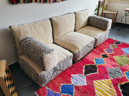Handmade Amazigh Sofa Kahina. FREE SHIPPING