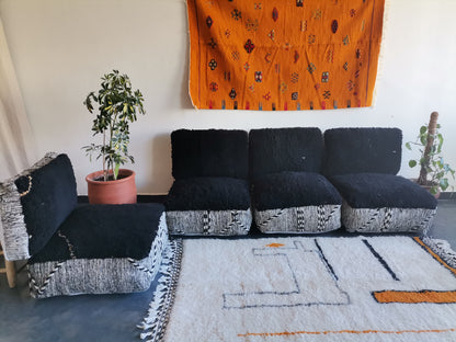 4 seats Handmade Amazigh Sofa Toubkal ⵢⴰⵣ