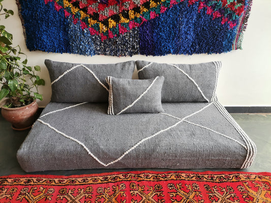 Amazigh floor Sofa Aylas. Made to order. FREE SHIPPING