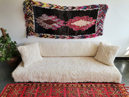 Handmade Amazigh sofa- Tafrara. FREE SHIPPING