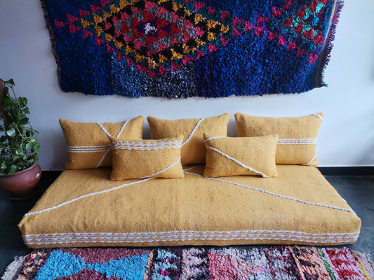 Amazigh floor Sofa Kenzi. Made to order. FREE SHIPPING