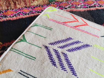 Handmade Amazigh floor poof Anir. FREE SHIPPING