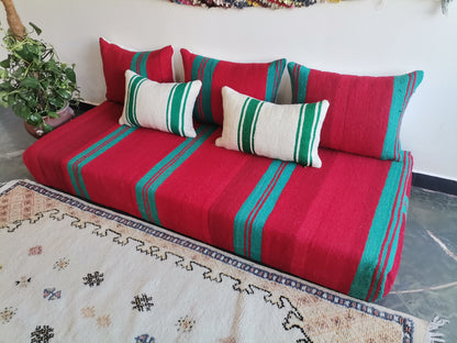 6ft Handmade Amazigh Sofa Tiznit ⵜⴰⴼⵍⴻⵙⵜ. FREE SHIPPING