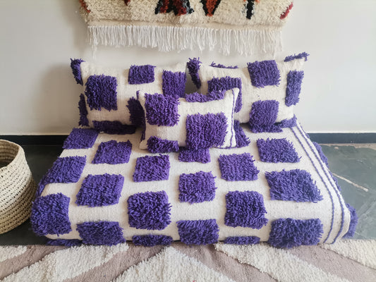 4ft Handmade Amazigh Beni Sofa ⵓⴽⵔⵓⵏ. FREE SHIPPING