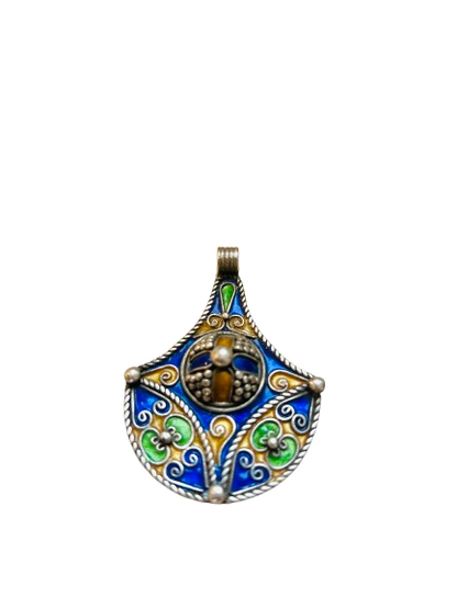Amazigh Silver Pendant ⵢⴰⵣ.