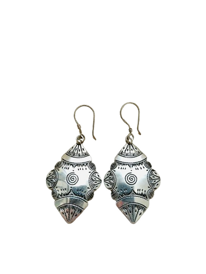 Amazigh Silver Earrings  ⴼⵉⴱⵓⵍⴰ