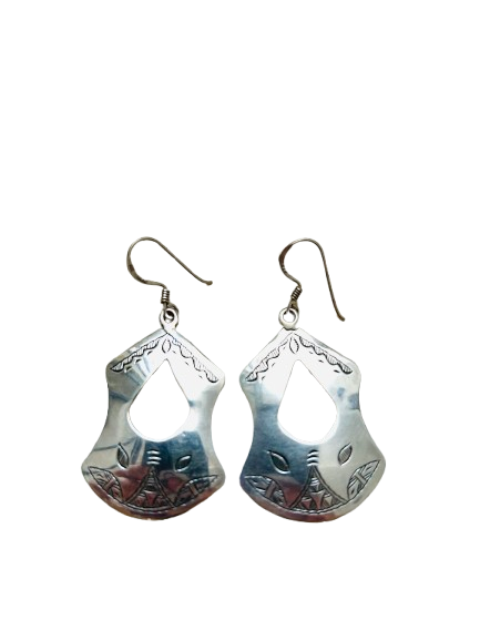 Amazigh Silver Earrings  ⴼⵉⴱⵓⵍⴰ